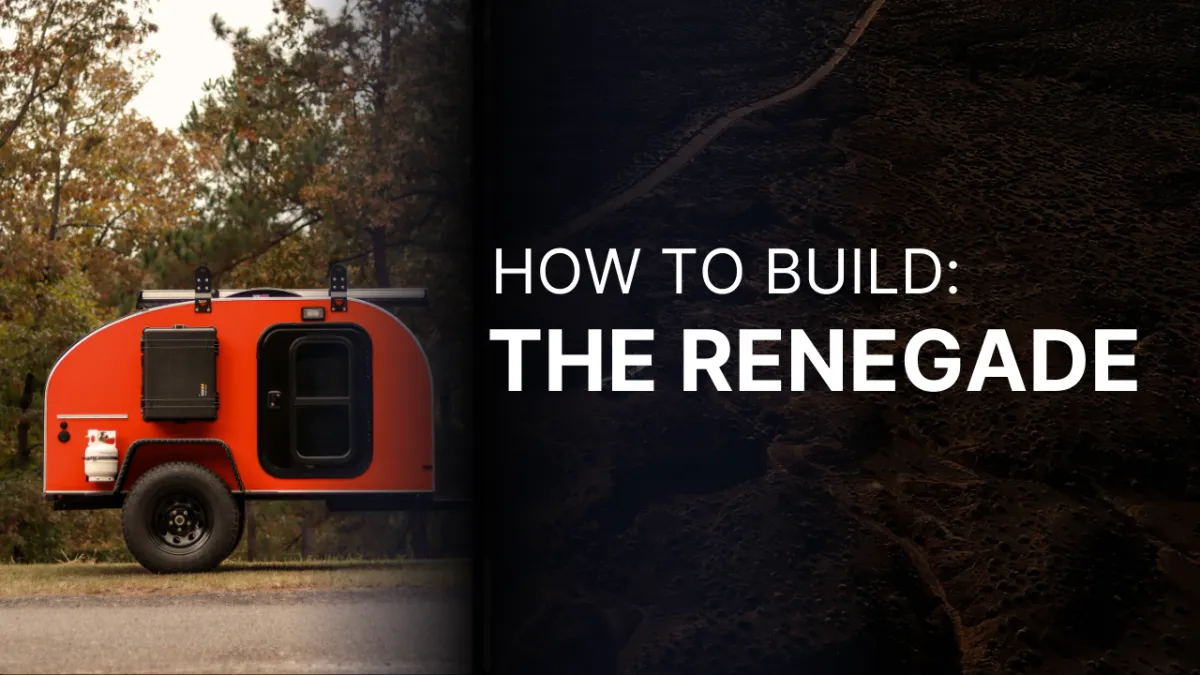 The Renegade teardrop camper build plan